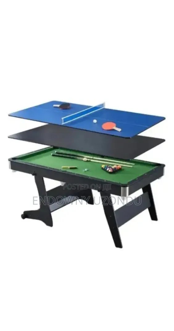 Power Max 6ft Snooker & Table Tennis 2-in-1 Table - 1