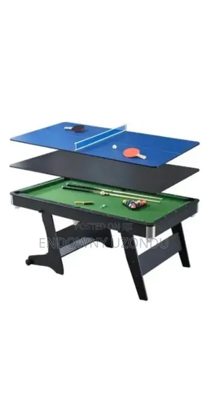 Power Max 6ft Snooker & Table Tennis 2-in-1 Table