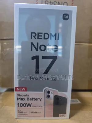 New Xiaomi Redmi Note 17 Pro Max 512GB