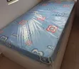 3.5x6 Bed Frame & 12" Mattress - Barely Used - 2