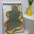 Cloud Wave Mirror - Gold, Pink, White, Black - 1