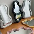 Cloud Wave Mirror - Gold, Pink, White, Black - 4