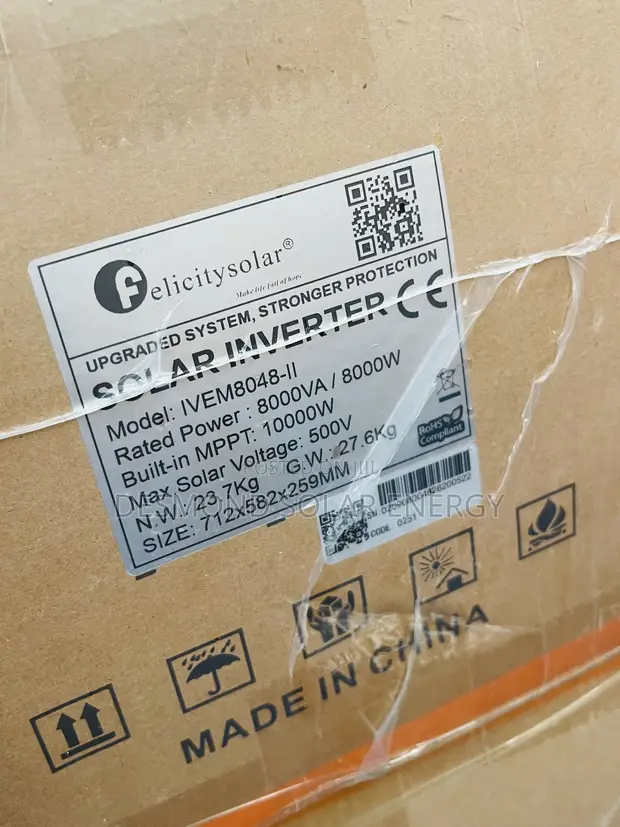 8kVA 48V Felicity Solar Hybrid Inverter - Brand New - 1