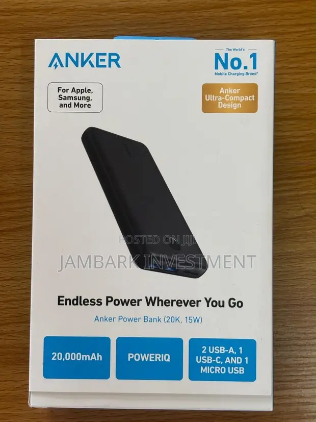 Anker Power Bank 20,000mAh (15W) - 1