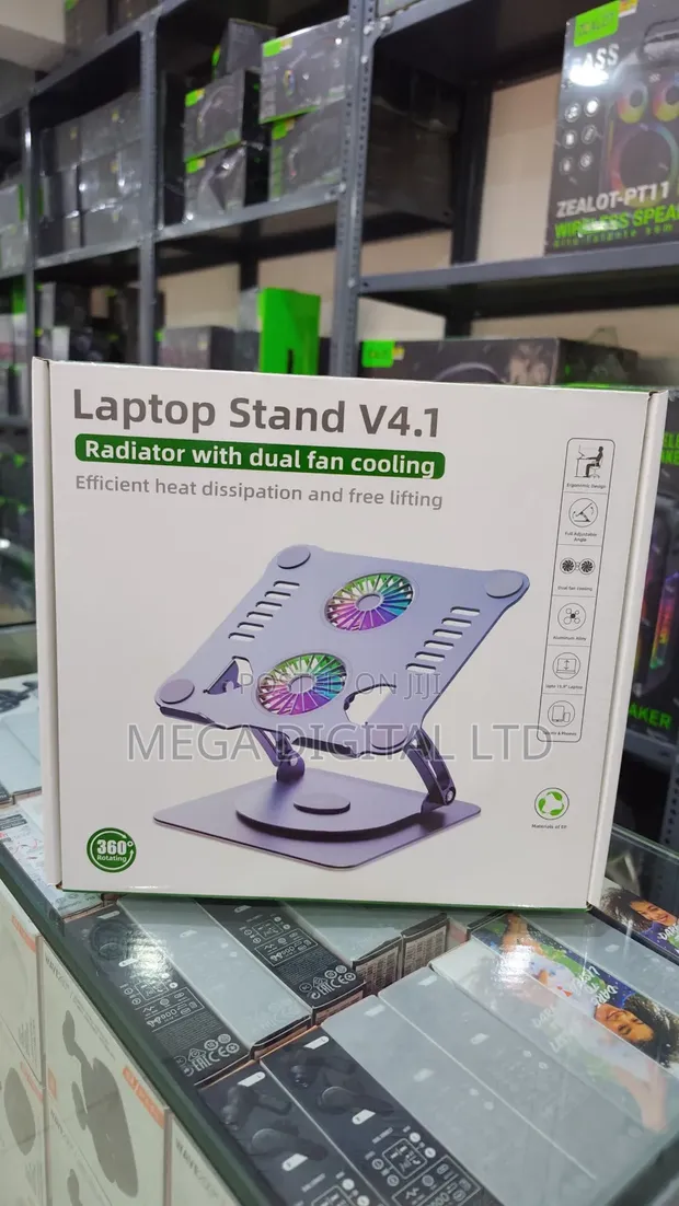 Laptop Stand V4.1 with Dual Fan Cooling - 1