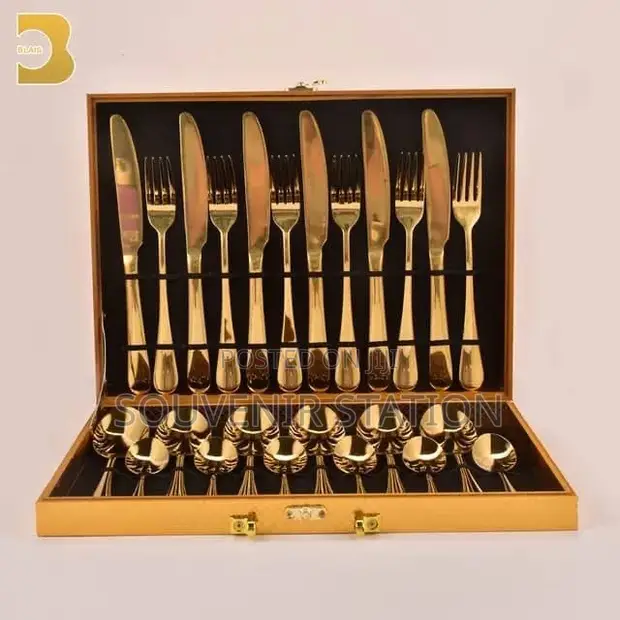 24PCs Gold Box Kayan Ciye-ciye - 1
