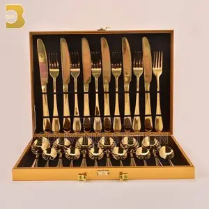 24PCs Gold Box Kayan Ciye-ciye