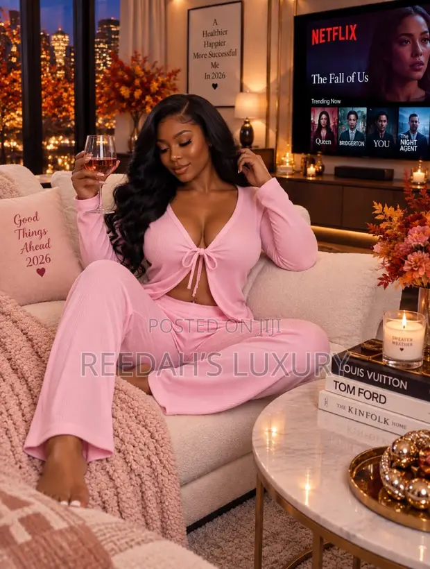 Reedah's Luxury Ribbed Knit Loungewear Set - 1