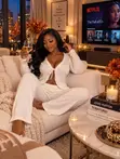 Reedah's Luxury Ribbed Knit Loungewear Set - 2