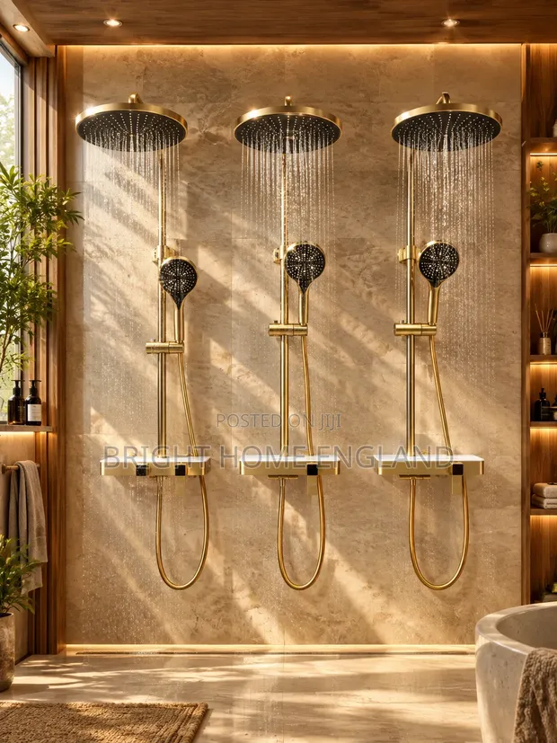 Original Gold Standing Shower - 1