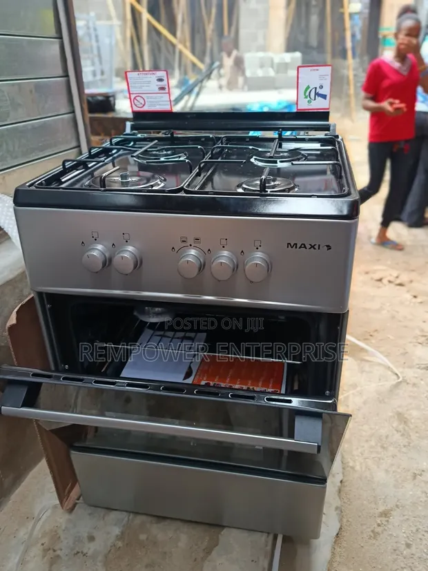 New Maxi 60x60 Four Burner Gas Cooker - 1