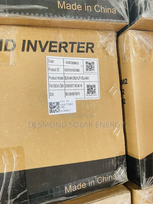 6kva 48v Deye Hybrid Solar Inverter - Brand New - 1