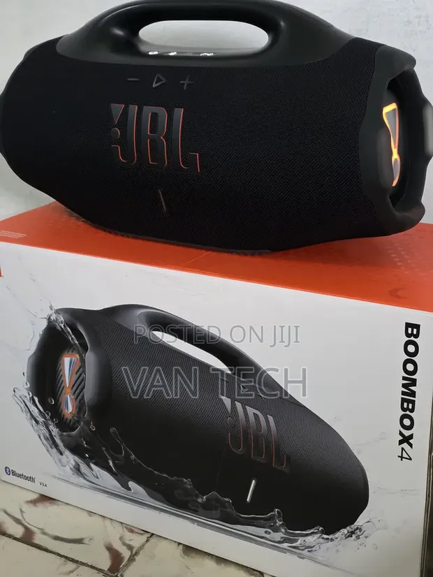 JBL Boombox 4 Portable Bluetooth Speaker - 1