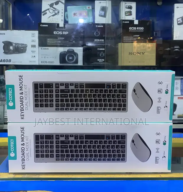 Coteci Wireless Dual Mode Keyboard and Mouse - 1
