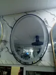 Oval Frame LED Mirror - Brand New - 2