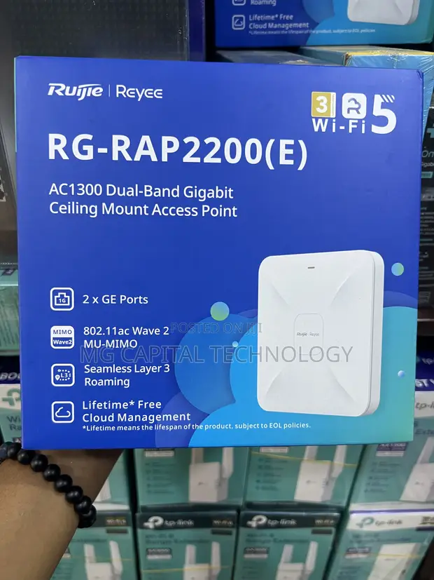 Ruijie Reyee RG-RAP2200(E) AC1300 Dual-Band Access Point - 1