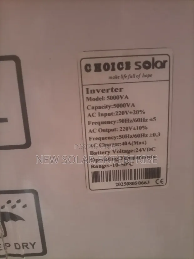 Choice Inverter 5kva 24V - 1