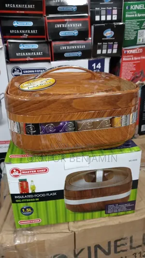 High Quality Wooden Insulated Food Flask