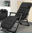 Adjustable Backrest Foldable Reclining Metal Chair - 4