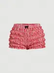 3-in-1 Ladies Ruffled Lace Panties Shorts Pack - 1