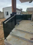 Frameless Balcony Grey Glass Handrails - 1