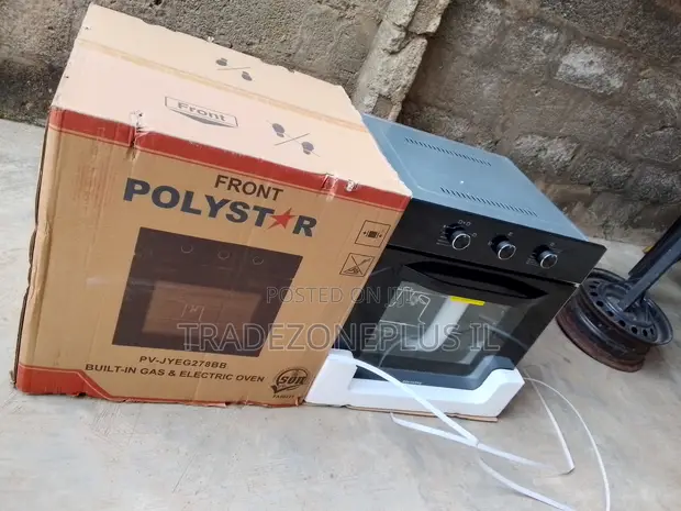 Polystar JYEG278BB Gas Electric Built-In Oven - 1
