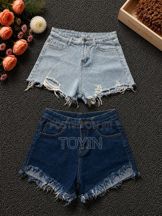 Bale Fabrics Denim Hot Pants - An Rinka Amfani Da Shi - 1