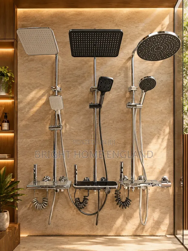 Original Stainless Steel Standing Shower - 1