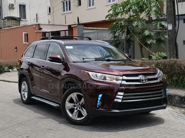 2017 Toyota Highlander Limited 4x4 V6 SUV - Red - 1