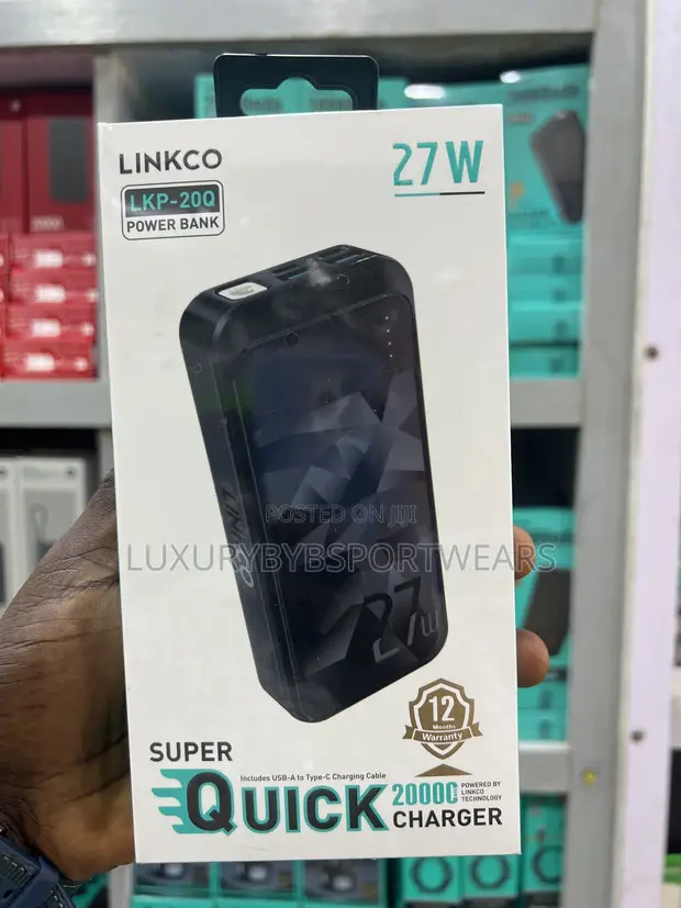 Linkco 20,000mAh 27W Powerbank Mai Sauri - 1
