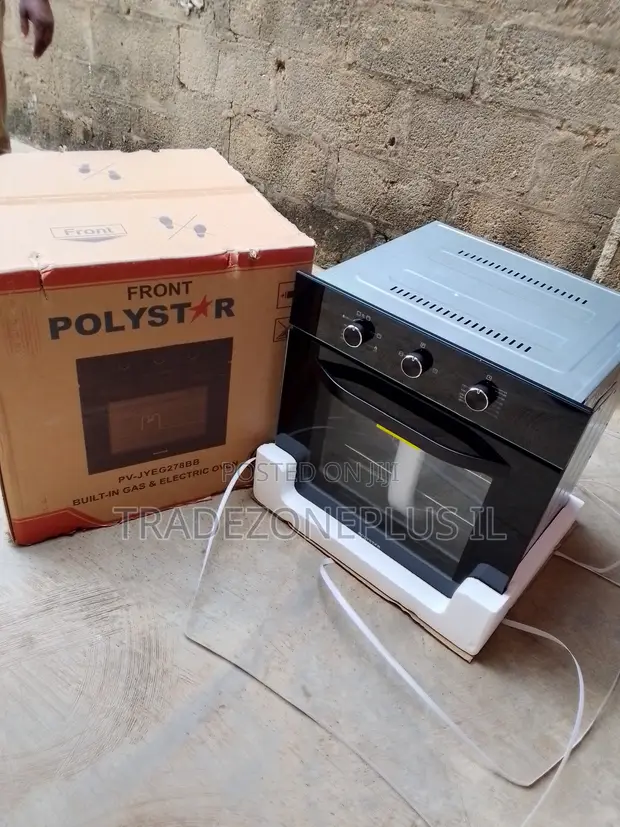Polystar PV JYEG278BB Modern Built-in Gas & Electric Oven - 1