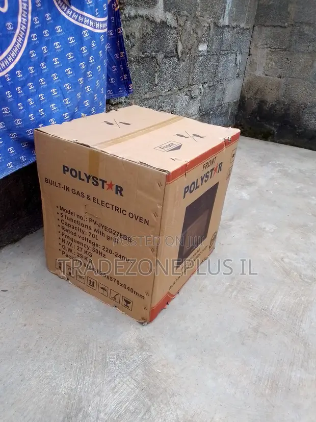 Polystar PV JYEG278BB Gas da Wutar Lantarki Oven - 1