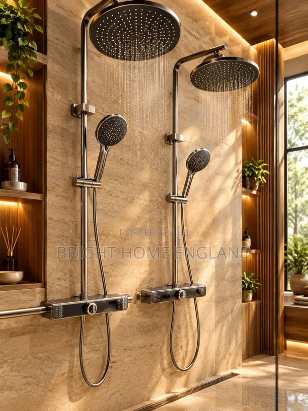 Solid Brass Standing Shower - Used - 1