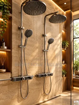 Solid Brass Standing Shower - Used