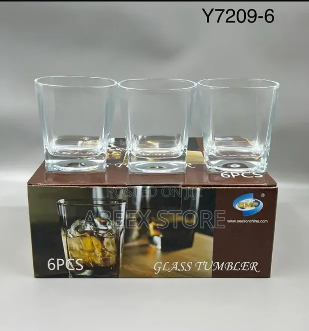 6 Piece Glassware Tumbler Set - 1