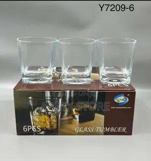 6 Piece Glassware Tumbler Set