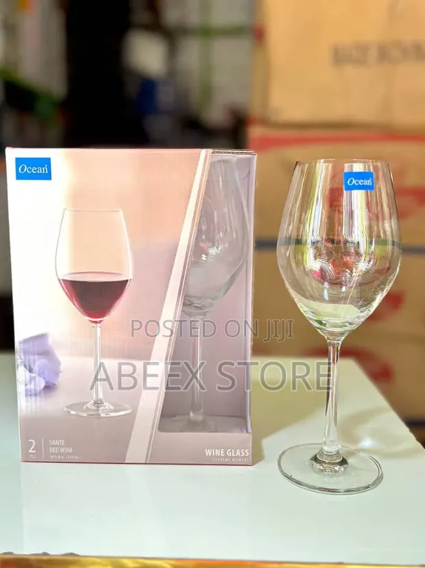 Elegant 2-Piece Wine Glasses - 1