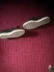 Franco Sarto Black Suede Slip-On Loafers - Women's Size 8 - 4
