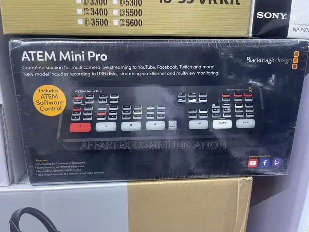Blackmagic Design Atem Mini Pro 4-Channel Video Mixer - 1