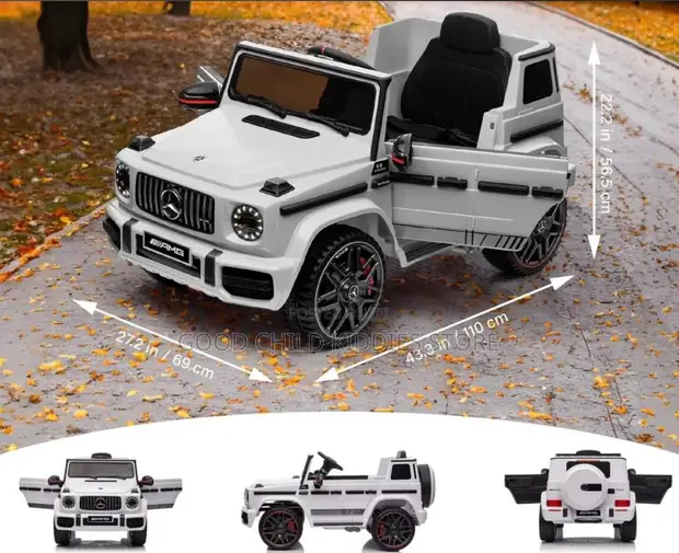 Mercedes G Wagon Ride-On Jeep for Kids (1-4 Years) - 1
