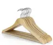 10 PCS Solid Wood Cloth Hanger - 2