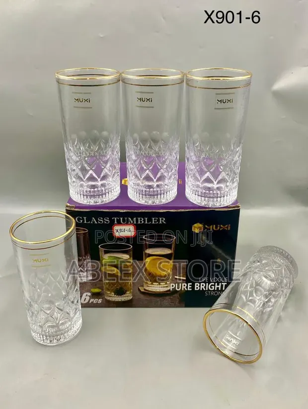 6 Piece Glass Tumbler Set - 1