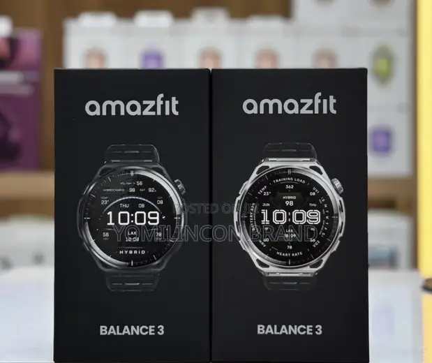 Amazfit Balance 3 Smart Watch - Black - 1