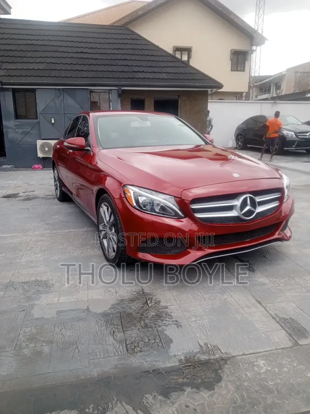 2017 Mercedes-Benz C300 Base 4Matic Coupe AWD Red - 1