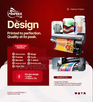 Hapheex Graphix: Sabis na Bugawa & Alamar Kasuwanci