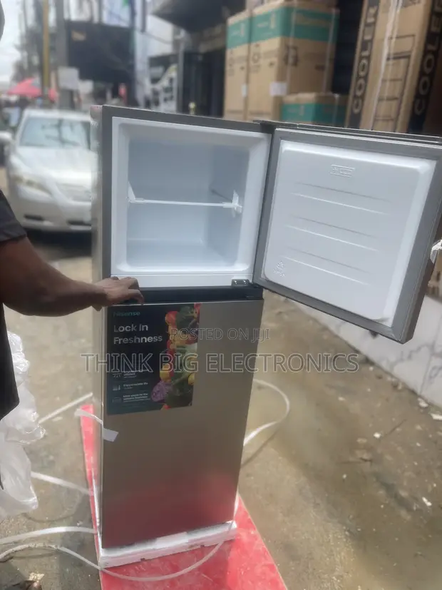 Brand New Hisense 154L Double Door Refrigerator - 1