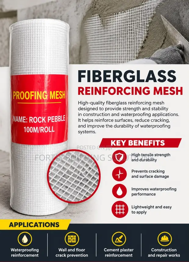 Fibreglass Reinforcing Mesh - 1