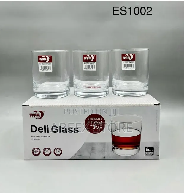 6 Piece Glass Tumbler Set - 1