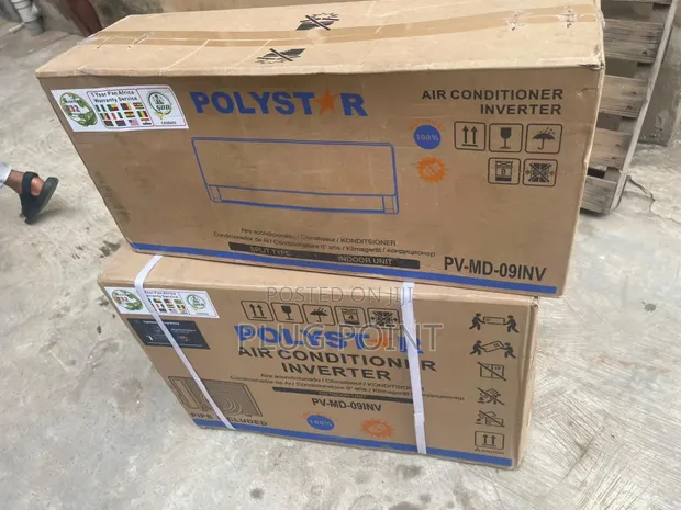 Polystar 1HP Split Inverter AC with Installation Kit - 1