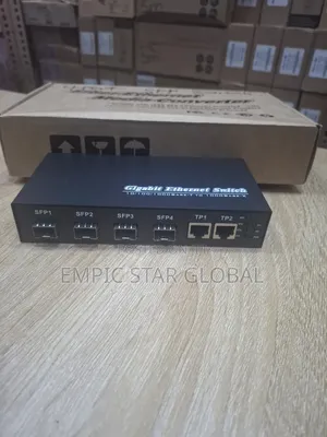 4-Port Fiber Switch SFP Base